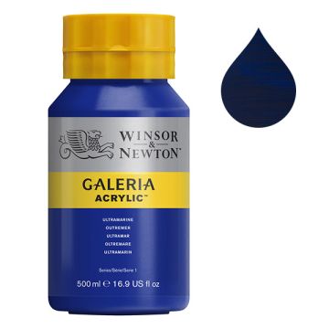 Winsor & Newton Galeria acrylverf 660 ultramarine (500 ml)