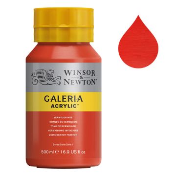 Winsor & Newton Galeria acrylverf 682 vermilion (500 ml)