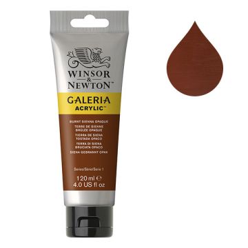 Winsor & Newton Galeria acrylverf 77 burnt sienna opaque (120 ml)