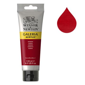 Winsor & Newton Galeria acrylverf 203 crimson (120 ml)