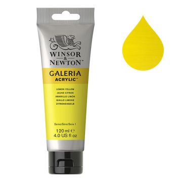 Winsor & Newton Galeria acrylverf 346 lemon yellow (120 ml)