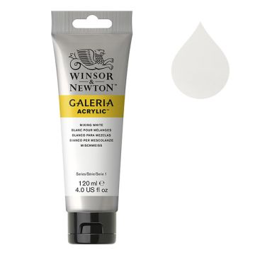 Winsor & Newton Galeria acrylverf 415 mixing white (120 ml)