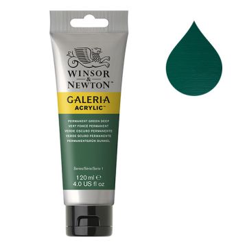 Winsor & Newton Galeria acrylverf 482 permanent green deep (120 ml)