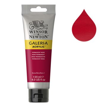 Winsor & Newton Galeria acrylverf 502 permanent rose (120 ml)