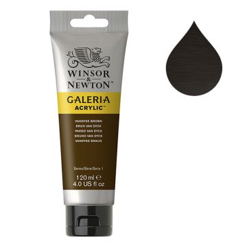 Winsor & Newton Galeria acrylverf 676 vandyke brown (120 ml)