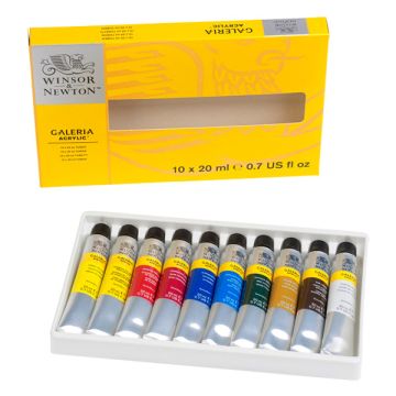 Winsor & Newton Galeria acrylverf tubes 20 ml (10 stuks)