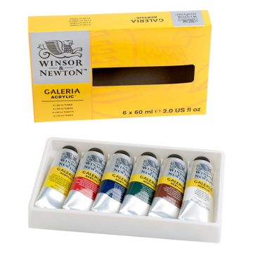 Winsor & Newton Galeria acrylverf tubes 60 ml (6 stuks)