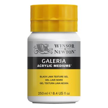 Winsor & Newton Galeria textuur gel black lava (250 ml)