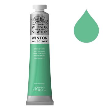 Winsor & Newton Winton olieverf 241 emerald green (200ml)