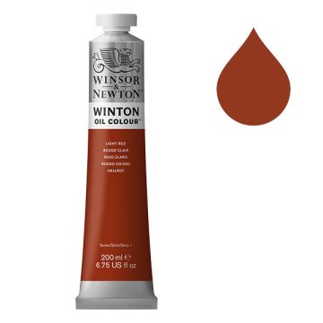 Winsor & Newton Winton olieverf 362 light red (200ml)