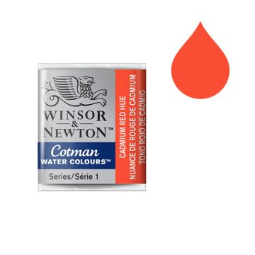 Winsor & Newton Cotman aquarelverf 095 cadmium red hue (halve nap)