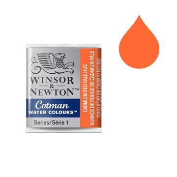 Winsor & Newton Cotman aquarelverf 103 cadmium red pale hue (halve nap)