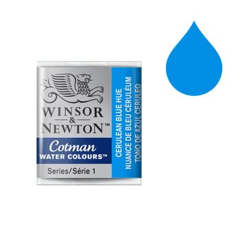 Winsor & Newton Cotman aquarelverf 139 cerulean blue hue (halve nap)