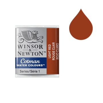 Winsor & Newton Cotman aquarelverf 362 light red (halve nap)