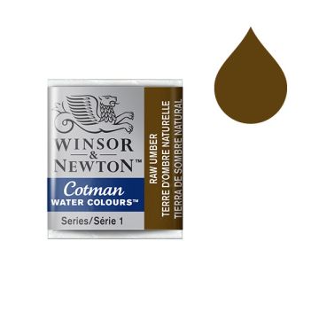 Winsor & Newton Cotman aquarelverf 554 raw umber (halve nap)