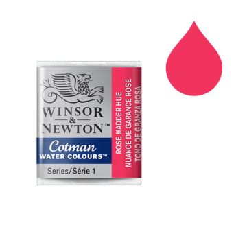 Winsor & Newton Cotman aquarelverf 580 rose madder hue (halve nap)