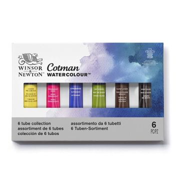 Winsor & Newton Cotman aquarelverf tubes 8 ml (6 stuks)