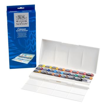 Winsor & Newton Cotman studio aquarelverfset (24 hele napjes)