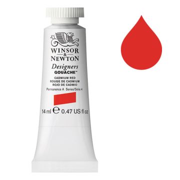 Winsor & Newton Designers gouache 094 cadmium red (14 ml)