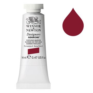 Winsor & Newton Designers gouache 507 perylene maroon (14 ml)