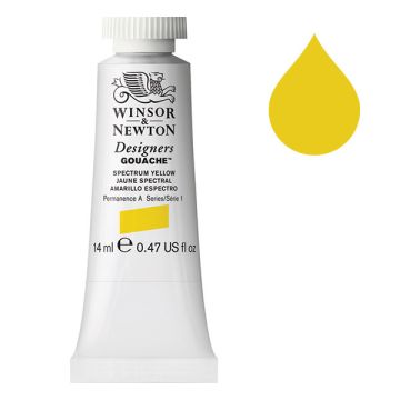 Winsor & Newton Designers gouache 627 spectrum yellow (14 ml)