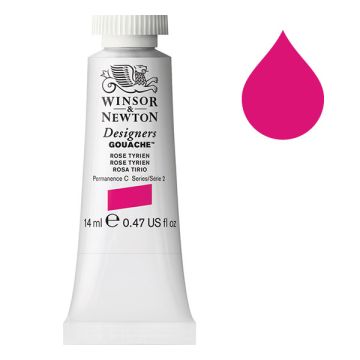 Winsor & Newton Designers gouache 593 rose tyrien (14 ml)