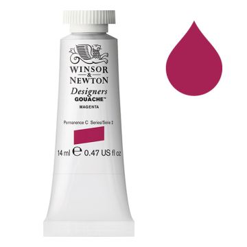 Winsor & Newton Designers gouache 380 magenta (14 ml)