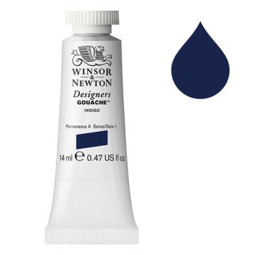 Winsor & Newton Designers gouache 322 indigo (14 ml)