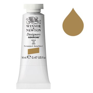 Winsor & Newton Designers gouache 283 gold (14 ml)