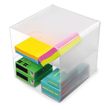 Deflecto Classic Cube organizer tweedelig