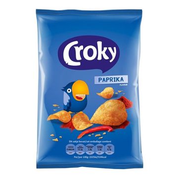 Croky Paprika chips 40 gram (20 stuks)