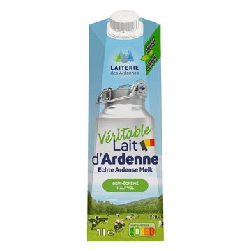 Echte Lait D'Ardenne UHT halfvolle melk 1 liter (6 stuks)