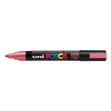 POSCA PC-5M verfmarker metallic rood (1,8 - 2,5 mm rond)