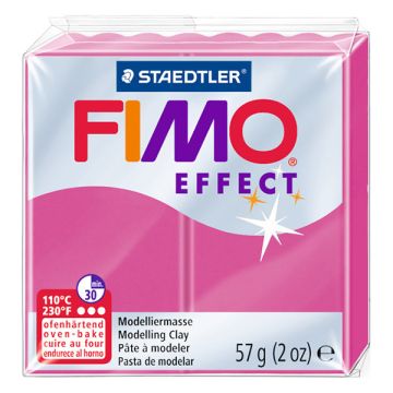 Fimo klei effect 57g robijn kwarts | 286