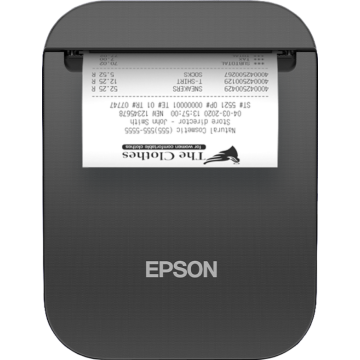 Epson TM-P80II mobiele bonprinter zwart met bluetooth en ethernet