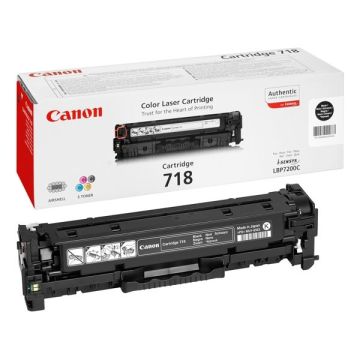 Canon 718 BK toner zwart (origineel)