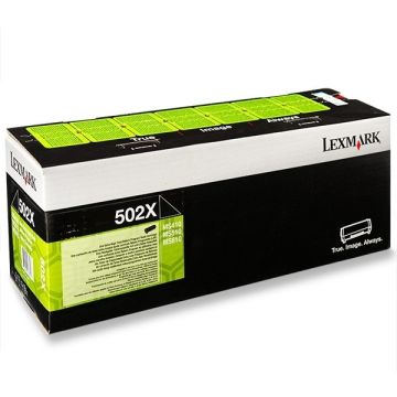 Lexmark 502X (50F2X00) toner zwart extra hoge capaciteit (origineel)