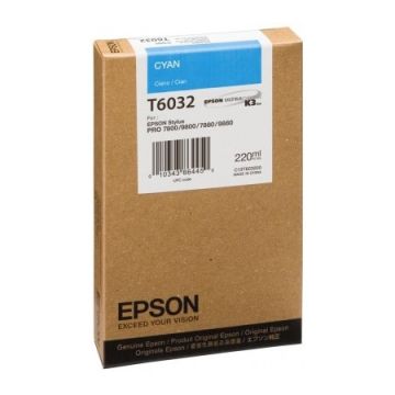 Epson T6032 inktcartridge cyaan hoge capaciteit (origineel)