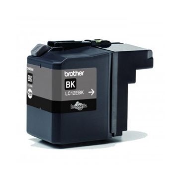 Brother LC-12EBK inktcartridge zwart (origineel)