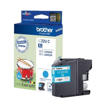 Brother LC-22UC XL inktcartridge cyaan (origineel)