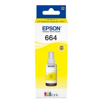 Epson 664 (T6644) inkttank geel (origineel)