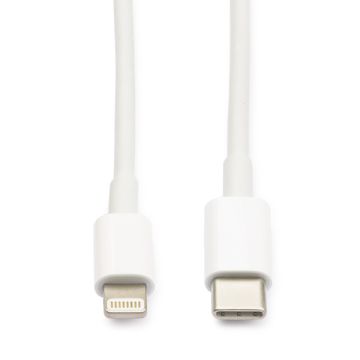 Apple iPhone Lightning oplaadkabel USB-C wit (1 meter)