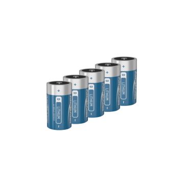 Aanbieding: 5 x Ansmann ER34615 / D batterij (3.6V, 19000 mAh, Li-SOCl2)