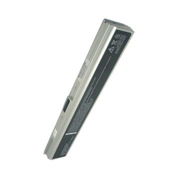 Asus A42-W1 / 90-N901B1000 accu zilver (14.8 V, 4400 mAh, 123accu huismerk)