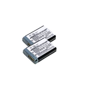 2 stuks: Canon NB-13L / 9839B001 accu's (3.6 V, 1250 mAh, 123accu huismerk)