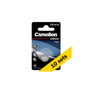 Camelion CR1616 Lithium knoopcel batterij 10 stuks