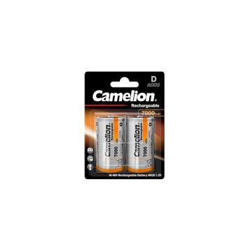 Camelion Oplaadbare D / HR20 Ni-Mh Batterijen (2 stuks, 7000 mAh)