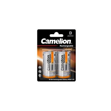 Camelion Oplaadbare D / HR20 Ni-Mh Batterijen (2 stuks, 10000 mAh)