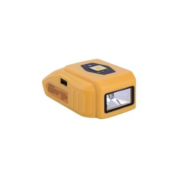 DeWalt USB-adapter voor XR 18V Li-ion en XR Flexvolt accu's (123accu huismerk)