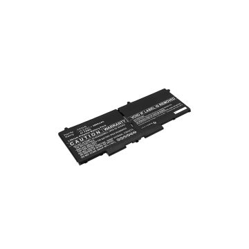 Dell FK0VR accu (15.2 V, 3800 mAh, 58 Wh, 123accu huismerk)